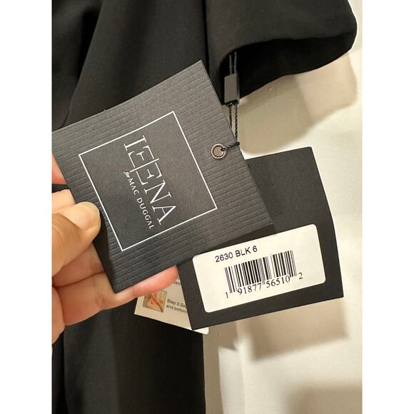 Ieena for Mac Duggal Rhinestone Cutout Sheath Gown Black #2630 Size 6 NWT - Picture 9 of 16